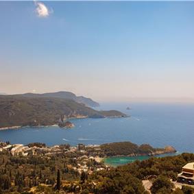 3 bedroom villa with pool & sea views, near Palaiokastrítsa, sleeps 6